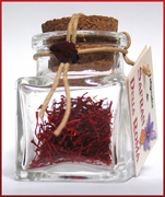 Pot d'un gramme de stigmates de safran bio catalan Della Roma